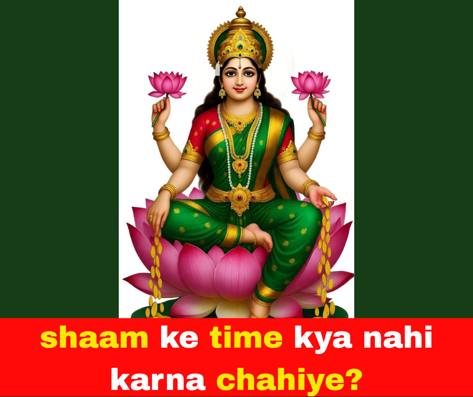 shaam ke time kya nahi karna chahiye